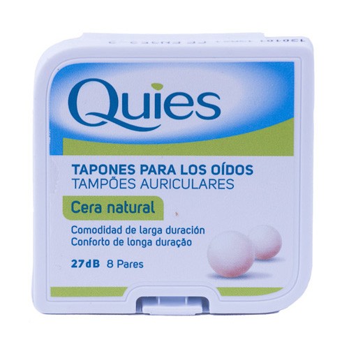 Imagen de QUIES TAPONES DE OIDO CERA 16 UDS